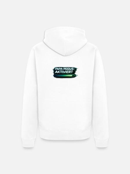 Mode Papa activé – Cadeau pour Papa - Veste à capuche bio Premium Unisexe - blanc