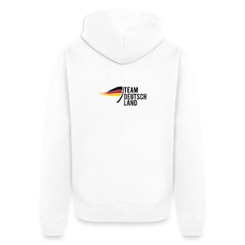 Équipe Allemagne - Veste à capuche bio Premium Unisexe - blanc - Dos - Thijin (182cm)