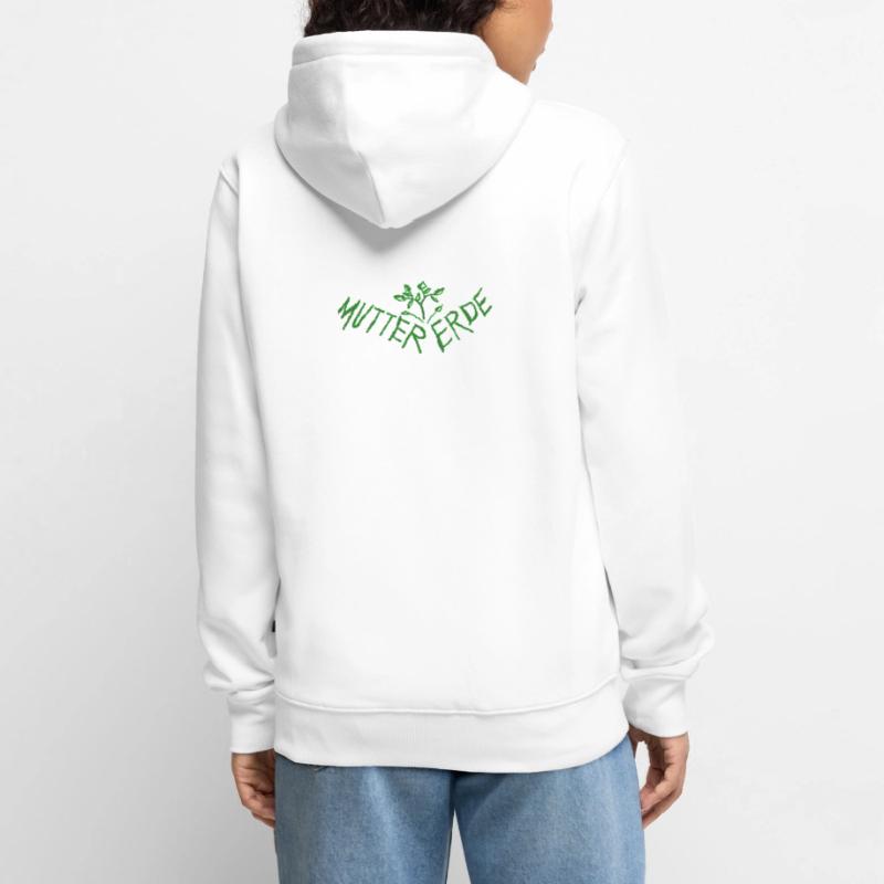 Mutter Erde - Schuetze Mutter Erde Unisex Premium Bio Zip Hoodie