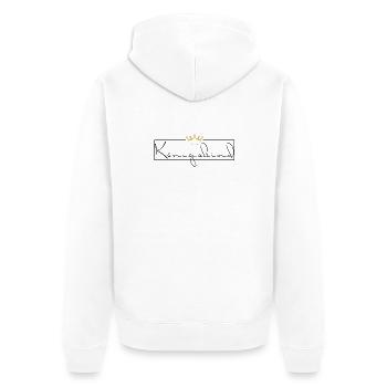 Enfant de DIEU - Veste à capuche bio Premium Unisexe - blanc - Dos - Thijin (182cm)