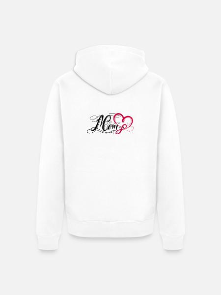 Mom Mama Mother's Day - Unisex Premium Organic Zip Hoodie - white