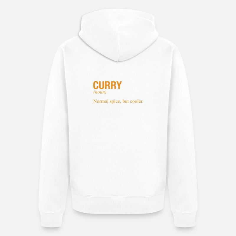 CURRY - Veste à capuche bio Premium Unisexe - blanc