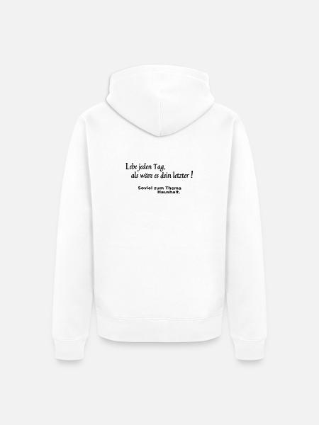 Dernier jour - Veste à capuche bio Premium Unisexe - blanc