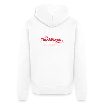Funny Mom Grandma Mother's Day Gift Design Humor - Unisex Premium Organic Zip Hoodie - white - Back - Thijin (182cm)