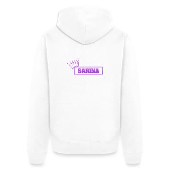 Sarina enfant - Veste à capuche bio Premium Unisexe - blanc - Dos - Thijin (182cm)