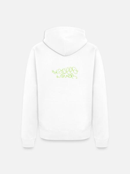 Seegras-Liebhaber Seaweed Lover - Unisex Premium Bio Zip Hoodie - Weiß