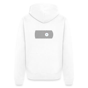 round - Veste à capuche bio Premium Unisexe - blanc - Dos - Thijin (182cm)
