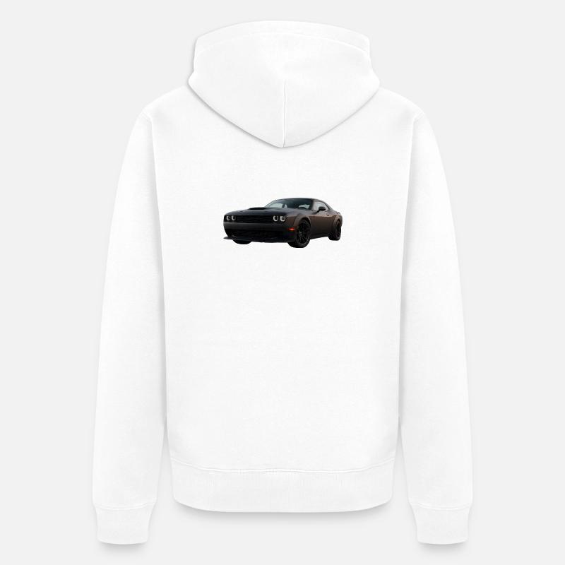 Challenger SRT - Veste à capuche bio Premium Unisexe - blanc