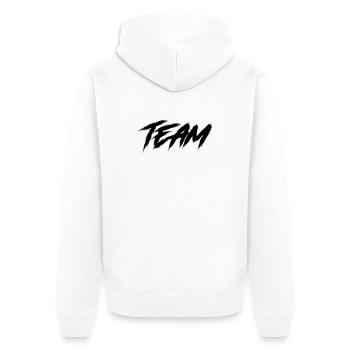 Équipe - Veste à capuche bio Premium Unisexe - blanc - Dos - Thijin (182cm)