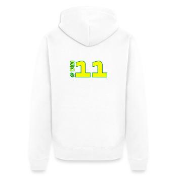 -DM11-2026 - Veste à capuche bio Premium Unisexe - blanc - Dos - Thijin (182cm)