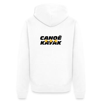 Canoë Kayak - Veste à capuche bio Premium Unisexe - blanc - Dos - Thijin (182cm)