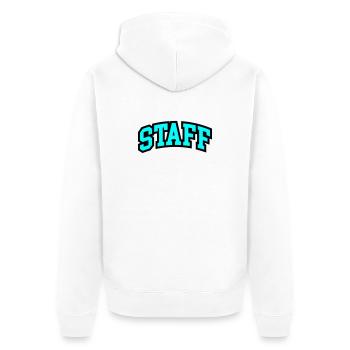 Lettrage du personnel - Veste à capuche bio Premium Unisexe - blanc - Dos - Thijin (182cm)