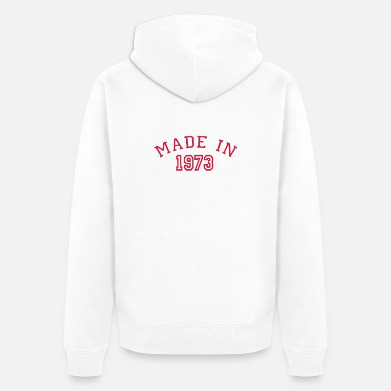 2541614 15363046 1973 - Veste à capuche bio Premium Unisexe - blanc