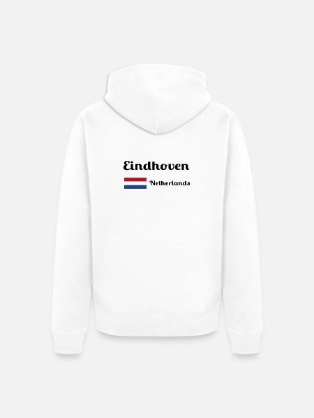 Eindhoven Netherlands- Stylish prints - Unisex Premium Organic Zip Hoodie - white
