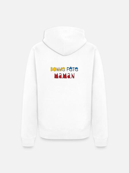 Happy Mother's Day - Mother's Day - Unisex Premium Organic Zip Hoodie - white