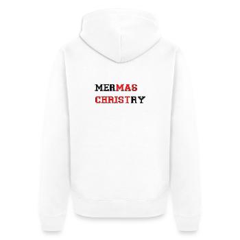 Merry Christmas - Veste à capuche bio Premium Unisexe - blanc - Dos - Thijin (182cm)