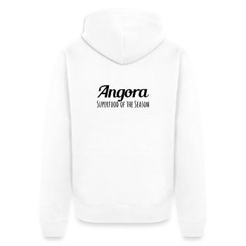 Superfood of the Season - Unisex Premium Bio Zip Hoodie - Weiß - Hinten - Thijin (182cm)