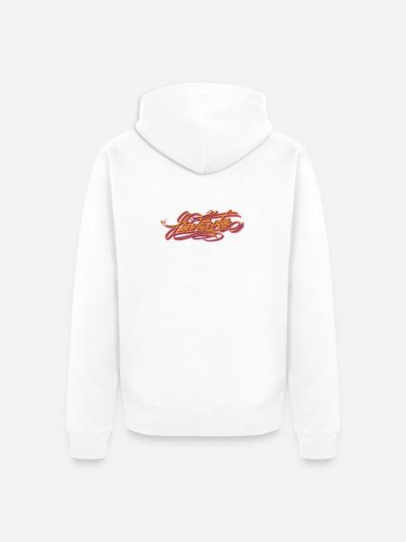 Liebe für Alle - Unisex Premium Bio Zip Hoodie - Weiß