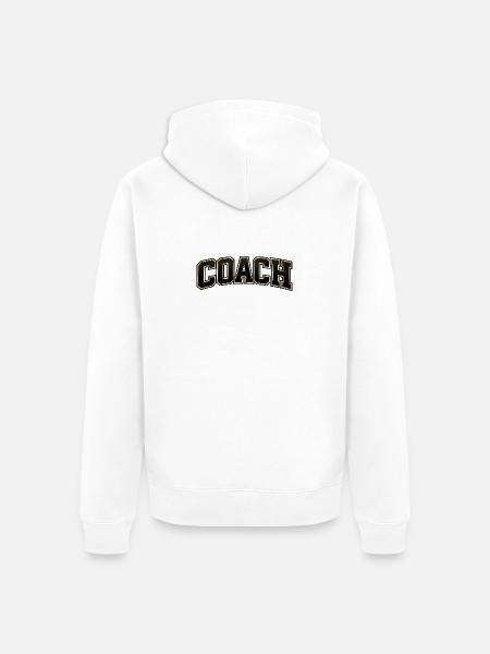 Coach - Trainer - Training - Sport - Unisex Premium Bio Zip Hoodie - Weiß
