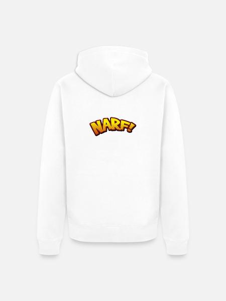NARF! - Unisex Premium Bio Zip Hoodie - Weiß
