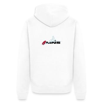 MNS maître-nageur sauveteur - Veste à capuche bio Premium Unisexe - blanc - Dos - Thijin (182cm)