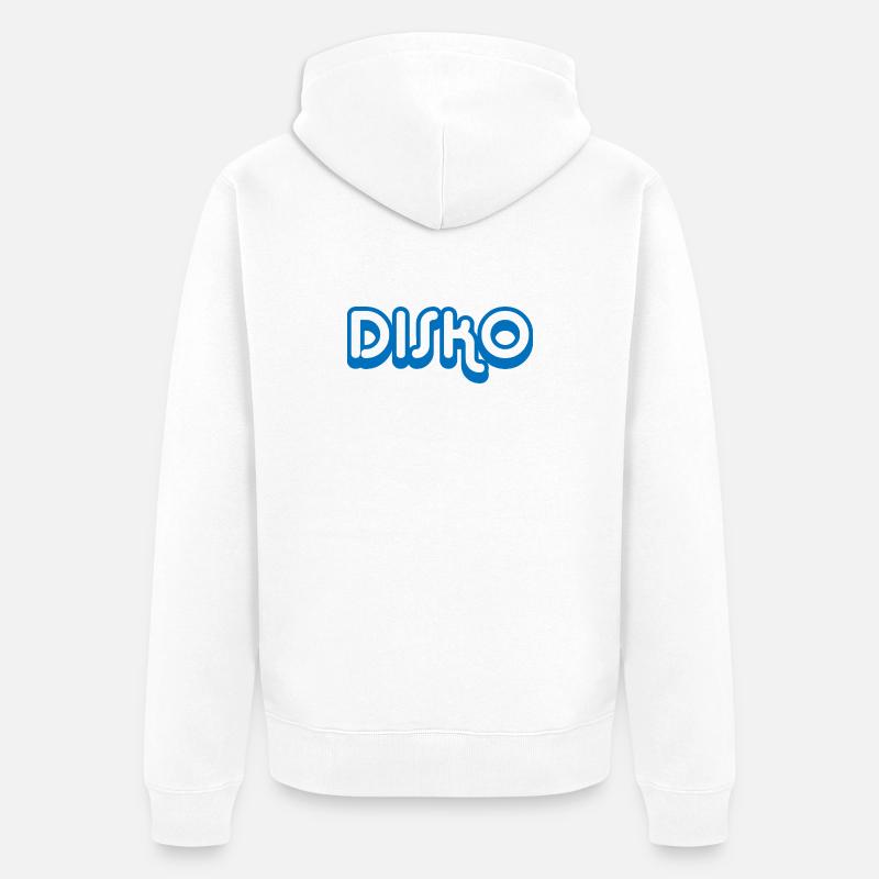 DISCO Nicki - Veste à capuche bio Premium Unisexe - blanc