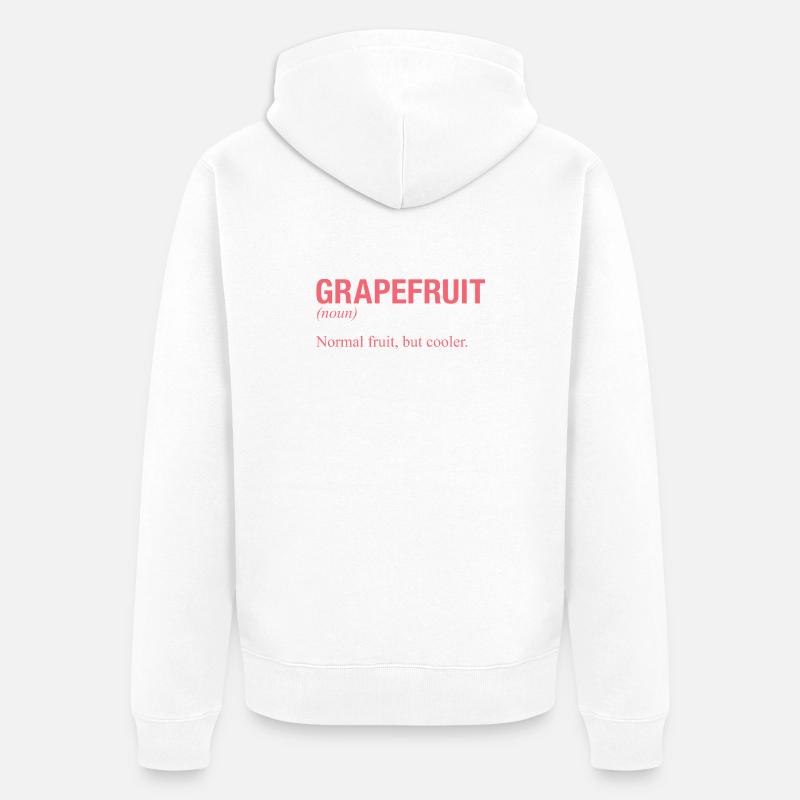 PAMPLEMOUSSE Pampelmuse - Veste à capuche bio Premium Unisexe - blanc