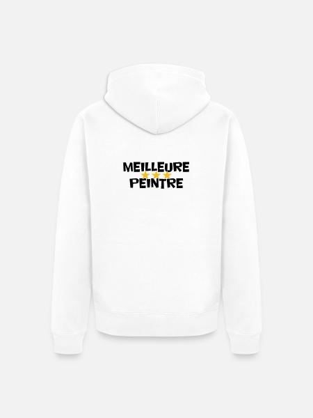 Beste Maler - Unisex Premium Bio Zip Hoodie - Weiß