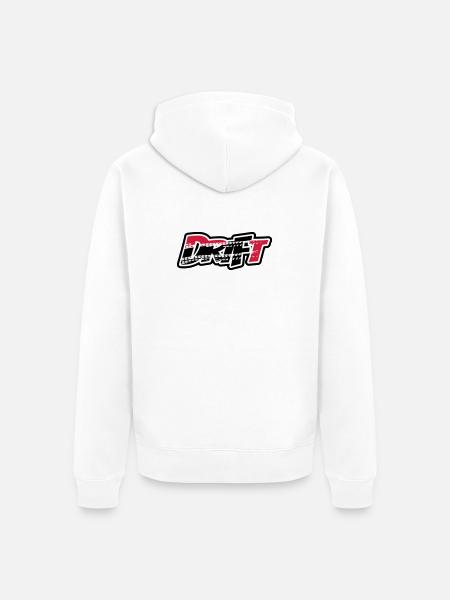 Drift Motorsport - Unisex Premium Organic Zip Hoodie - white