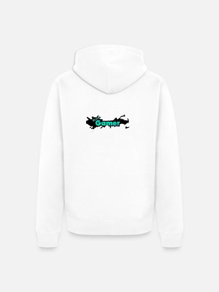 Elite gamer new - Unisex Premium Bio Zip Hoodie - Weiß