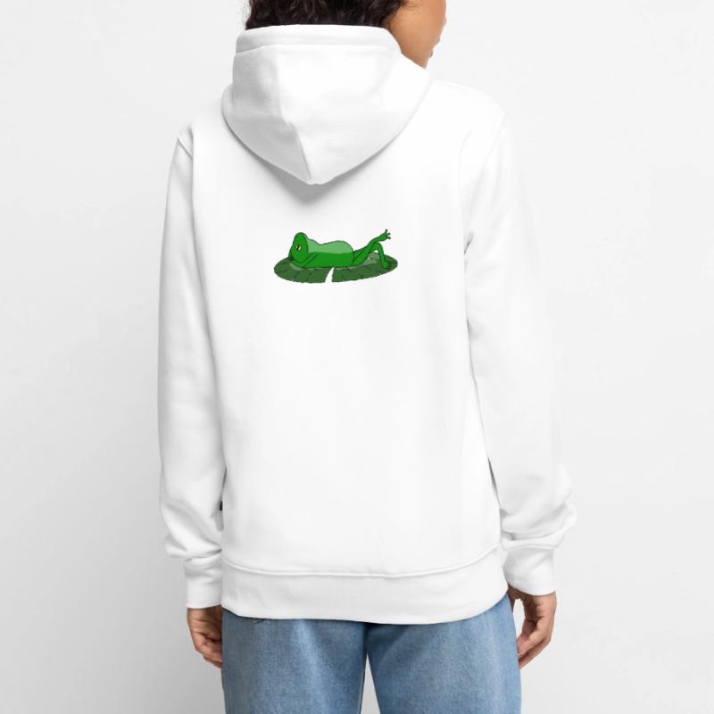 Frog Toad Chill Toad Unisex Premium Organic Zip Hoodie