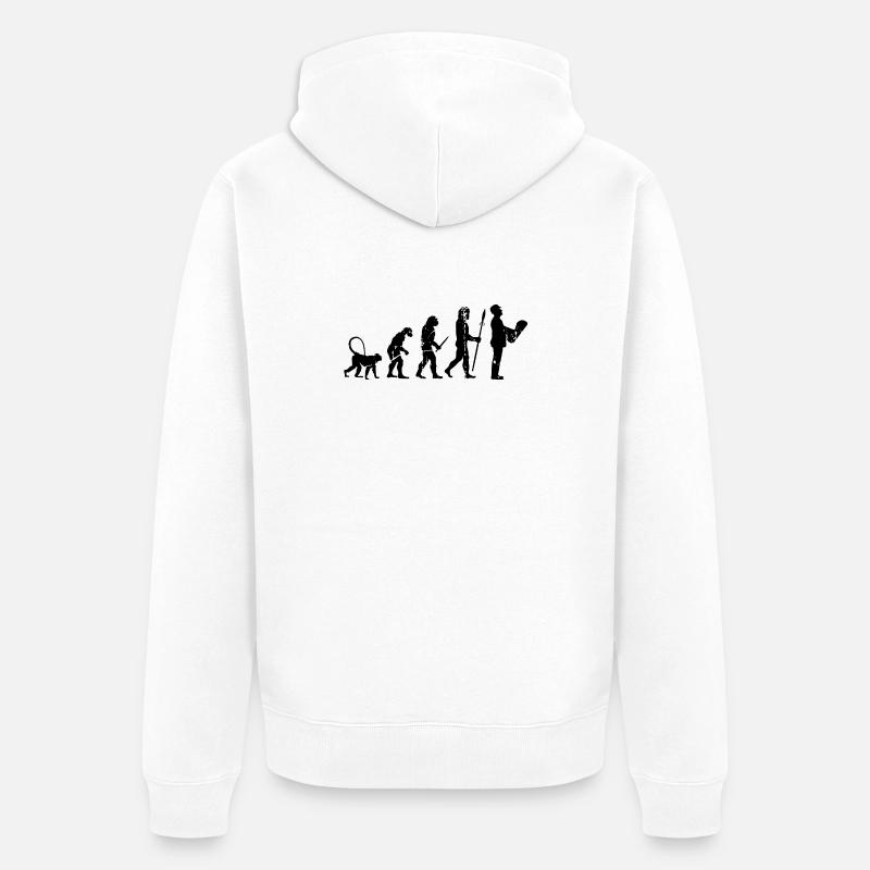 Développement de l’architecture - Veste à capuche bio Premium Unisexe - blanc