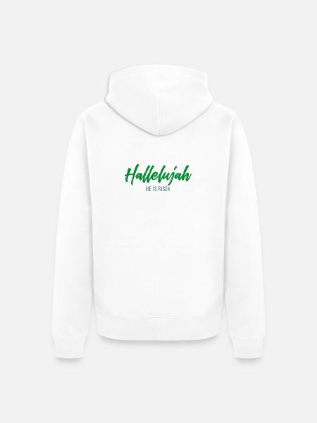 Alléluia - Veste à capuche bio Premium Unisexe - blanc