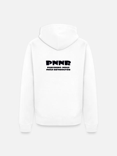 Design Graphique Abstrait - Veste à capuche bio Premium Unisexe - blanc