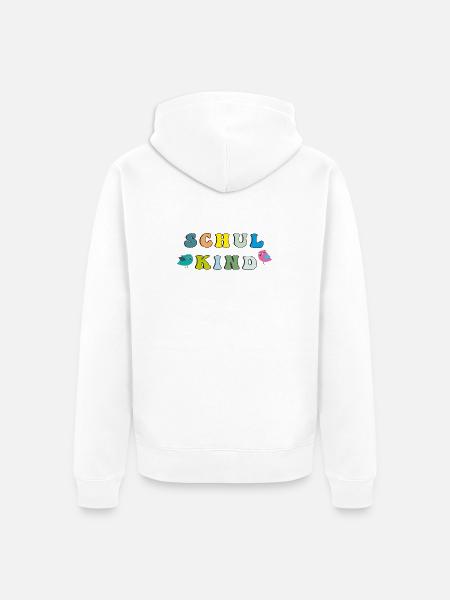 Écolier - Veste à capuche bio Premium Unisexe - blanc