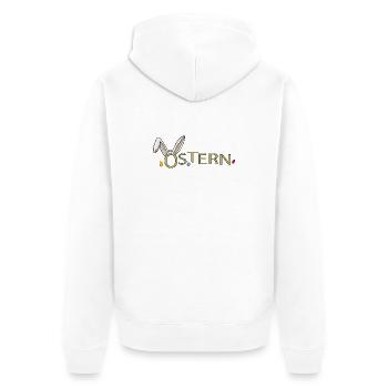 Pâques - Veste à capuche bio Premium Unisexe - blanc - Dos - Thijin (182cm)