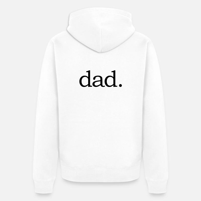 Papa - Papa - Veste à capuche bio Premium Unisexe - blanc