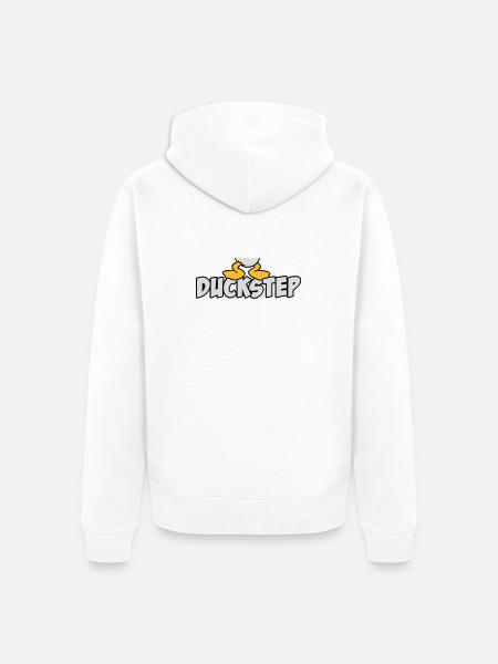 Duckstep (Dubstep) - Veste à capuche bio Premium Unisexe - blanc