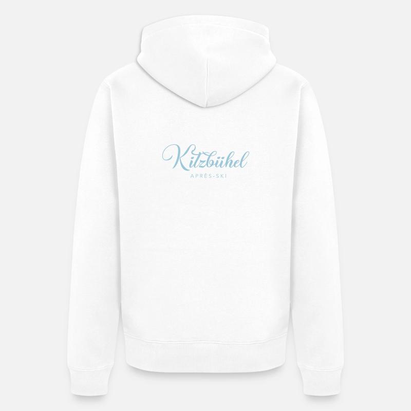 KITZBÜHEL Apres-Ski Austria Österreich - Veste à capuche bio Premium Unisexe - blanc