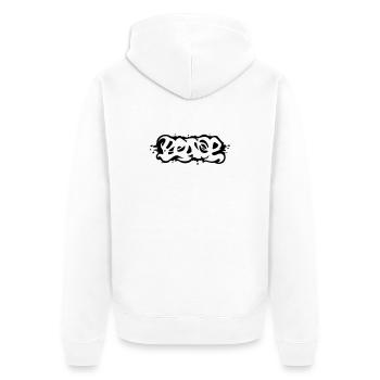 Paix - Veste à capuche bio Premium Unisexe - blanc - Dos - Thijin (182cm)