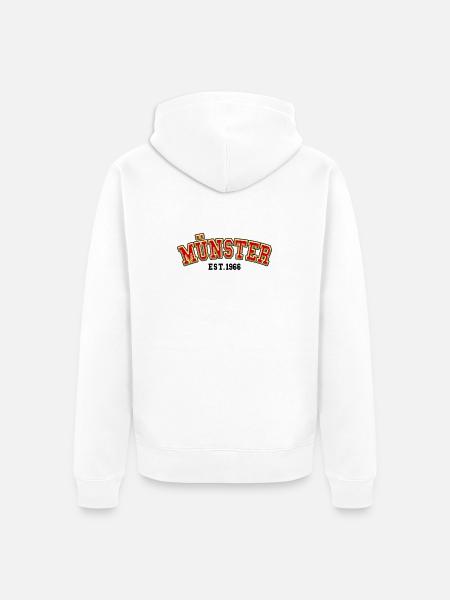 Münster Est. 1966 - Unisex Premium Organic Zip Hoodie - white