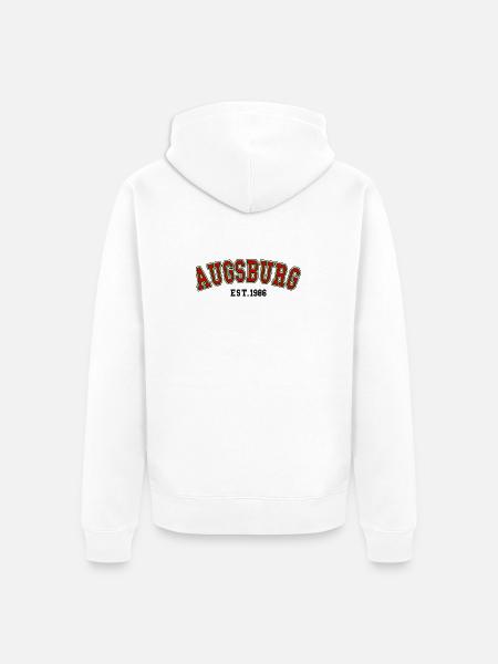 Augsburg Est. 1986 - Unisex Premium Organic Zip Hoodie - white