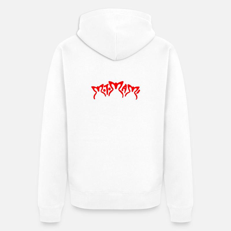 Motomami Y2K Style Papillon Papillon - Veste à capuche bio Premium Unisexe - blanc