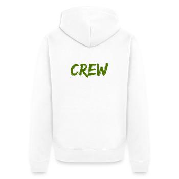Équipage - Veste à capuche bio Premium Unisexe - blanc - Dos - Thijin (182cm)