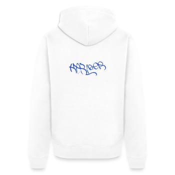 Karlder - Veste à capuche bio Premium Unisexe - blanc - Dos - Thijin (182cm)