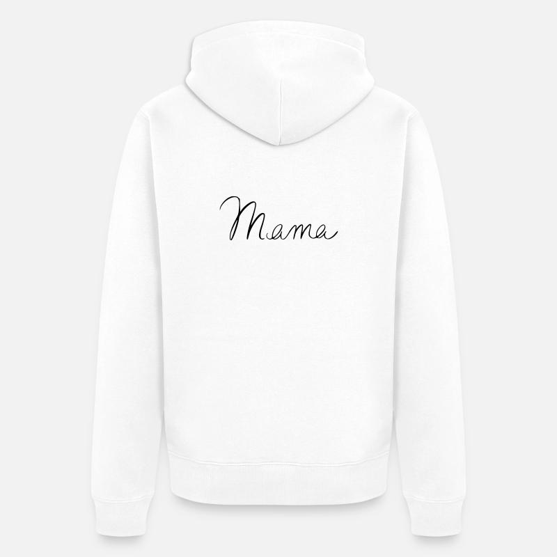 Maman - Veste à capuche bio Premium Unisexe - blanc
