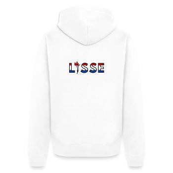 Lisse Pays-Bas en Europe - Veste à capuche bio Premium Unisexe - blanc - Dos - Thijin (182cm)