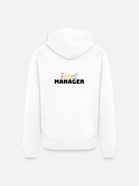 T-shirt pour CSD LGBT Event Manager - Veste à capuche bio Premium Unisexe - blanc