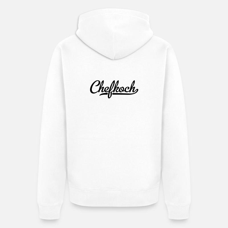 Chefkoch - Unisex Premium Bio Zip Hoodie - Weiß