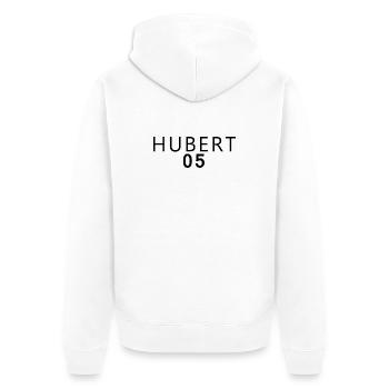Dschungel Fan 2026  Karneval Kostüm HUBERT Edition - Unisex Premium Bio Zip Hoodie - Weiß - Hinten - Thijin (182cm)